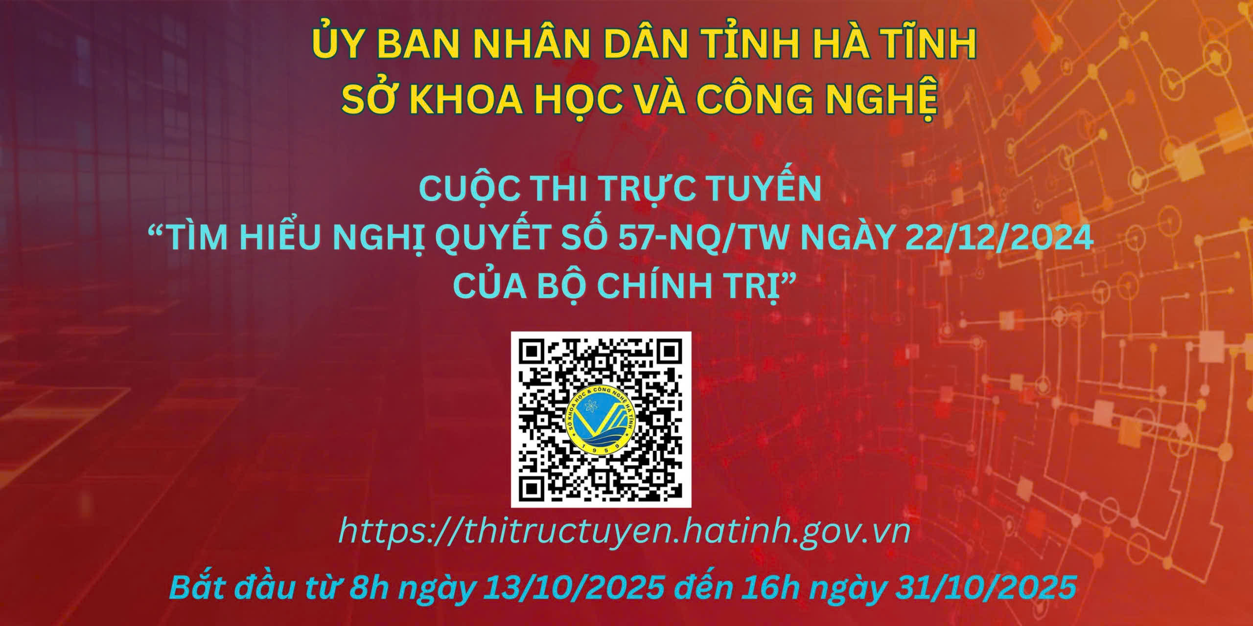 CUỘC THI TRỰC TUYẾN “TÌM HIỂU NGHỊ QUYẾT SỐ 57-NQ/TW ” 