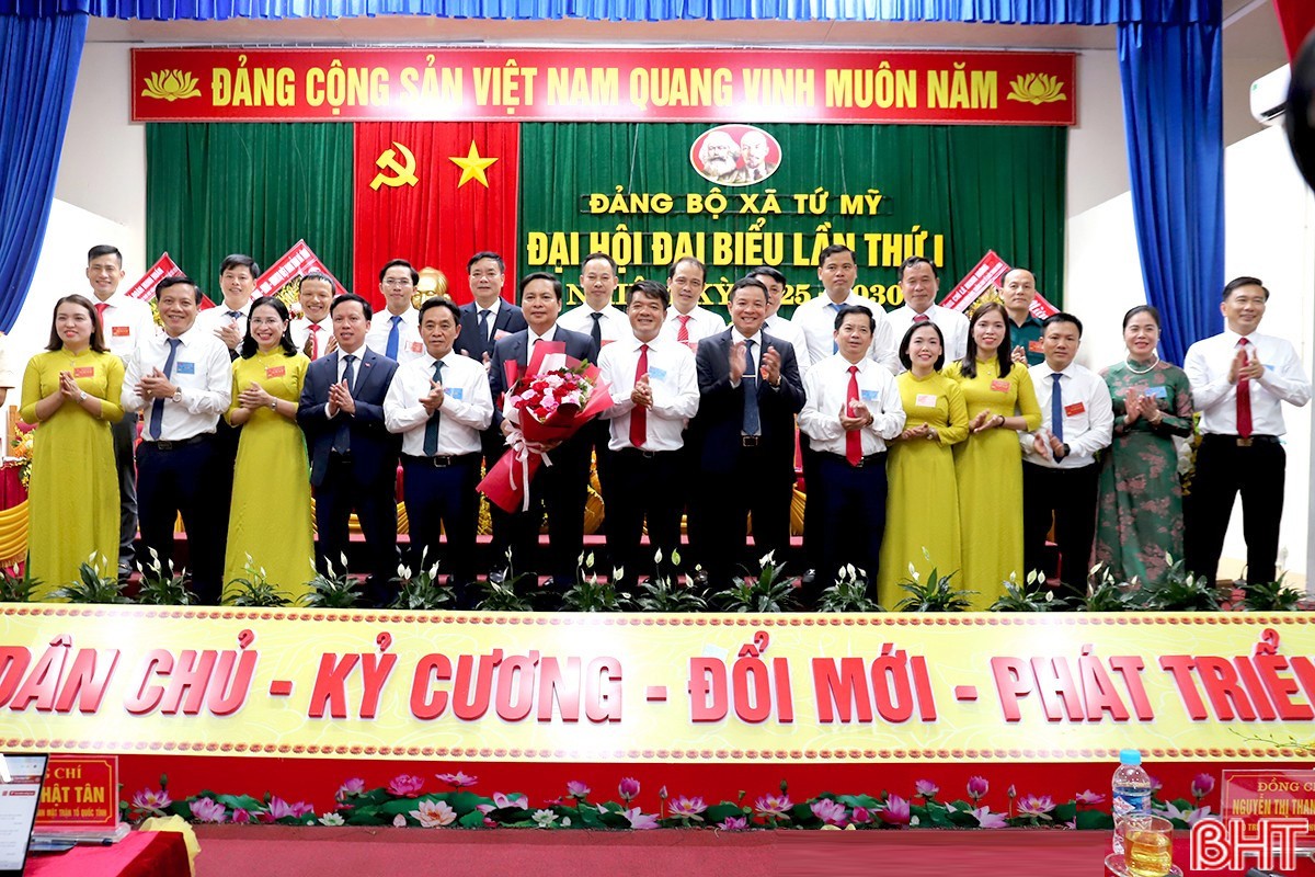 Đảng bộ xã Tứ Mỹ Đại hội thành công tốt đẹp