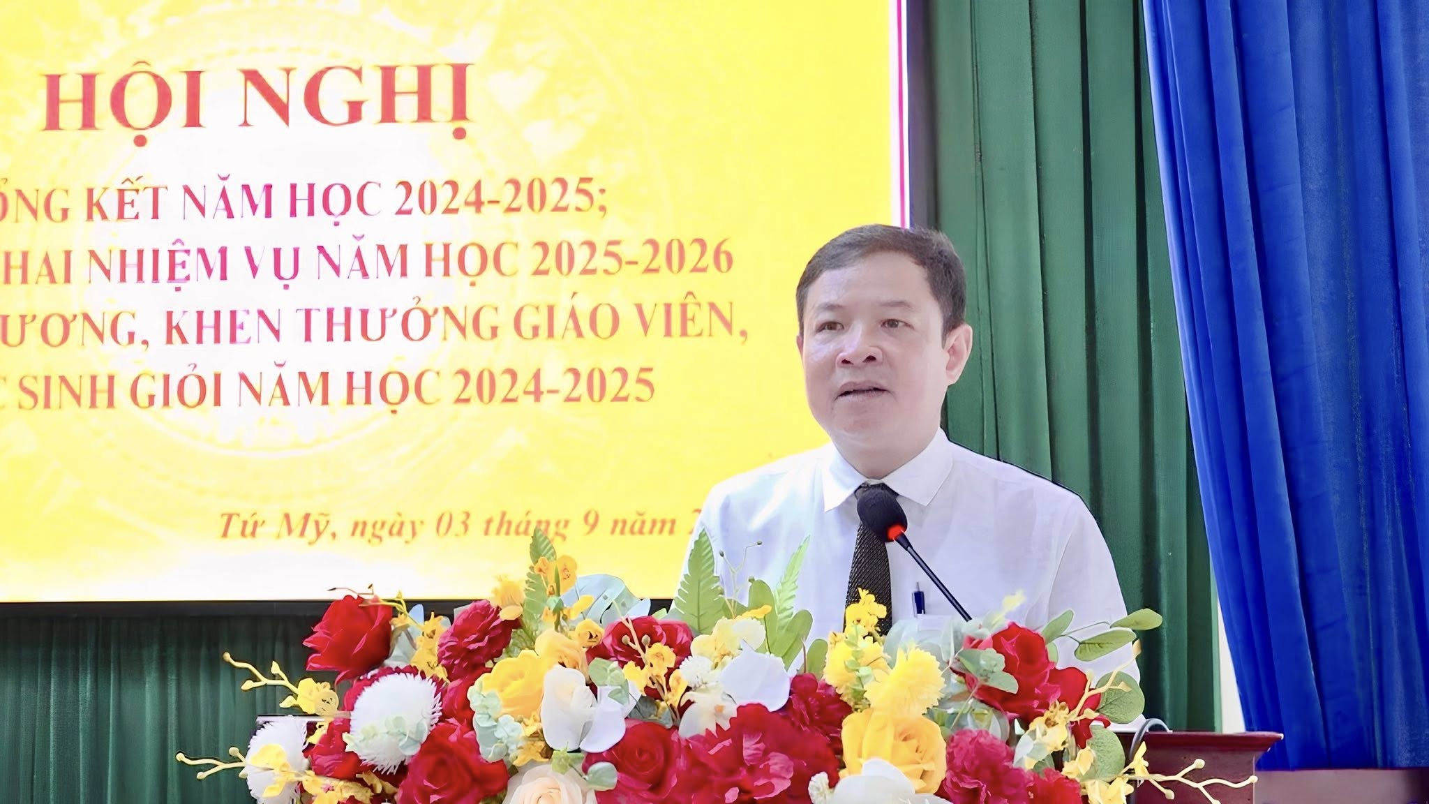 Xã Tứ Mỹ triển khai nhiệm vụ năm học 2025 – 2026