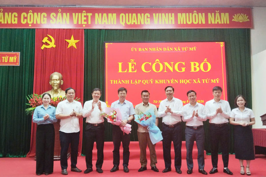 Tứ Mỹ công bố thành lập Quỹ Khuyến học, Khuyến tài