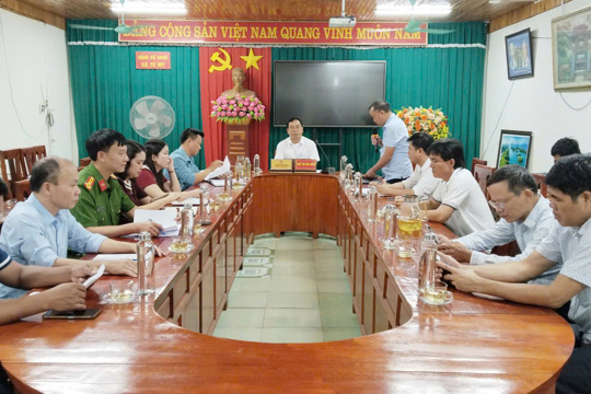 Xã Tứ Mỹ rà soát công tác chuẩn bị Giải bóng đá nam thiếu niên năm 2026