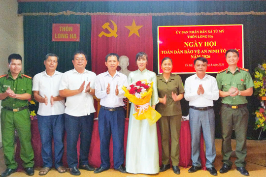Thôn Long Hạ phát huy sức dân xây dựng phong trào toàn dân bảo vệ an ninh Tổ quốc