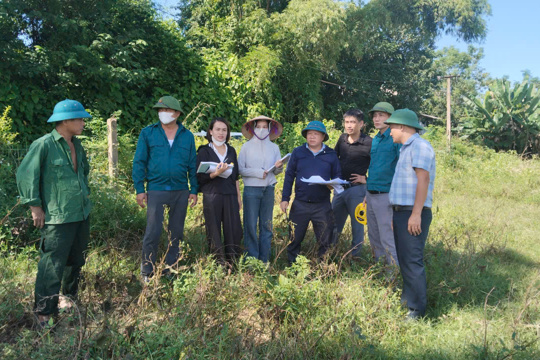 Tứ Mỹ triển khai kiểm đếm, giải phóng mặt bằng Dự án Kè chống sạt lở bờ sông Ngàn Sâu