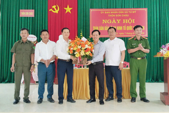 Thôn Sơn Châu tổ chức Ngày hội Toàn dân bảo vệ an ninh Tổ quốc năm 2026 