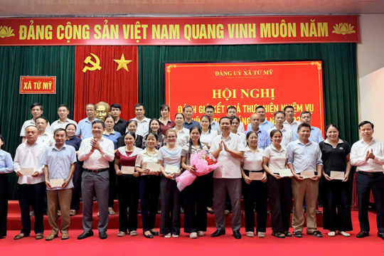 Đảng bộ xã Tứ Mỹ quyết tâm hoàn thành các mục tiêu trong 6 tháng cuối năm 
