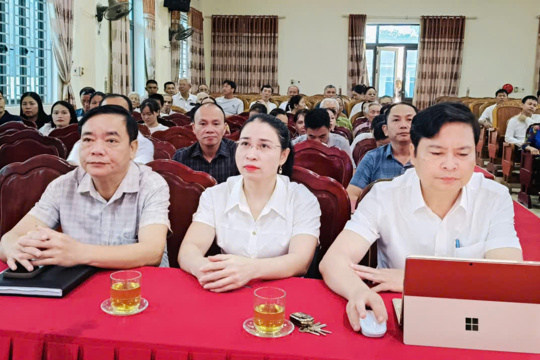 Đảng bộ xã Tứ Mỹ tham gia học tập, quán triệt Nghị quyết Hội nghị lần thứ 3 BCH Trung ương Đảng khóa XIV