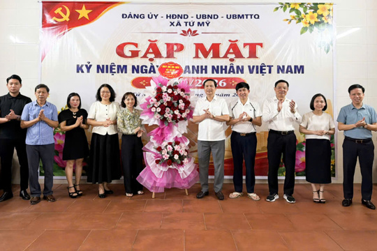 Tứ Mỹ gặp mặt doanh nghiệp, HTX, hộ kinh doanh nhân Ngày Doanh nhân Việt Nam 