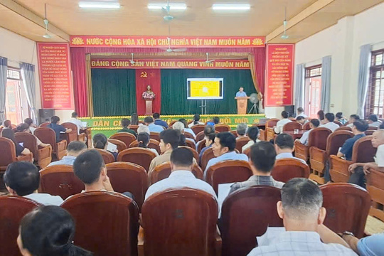 Tứ Mỹ tập huấn nghiệp vụ rà soát hộ nghèo, hộ cận nghèo năm 2026