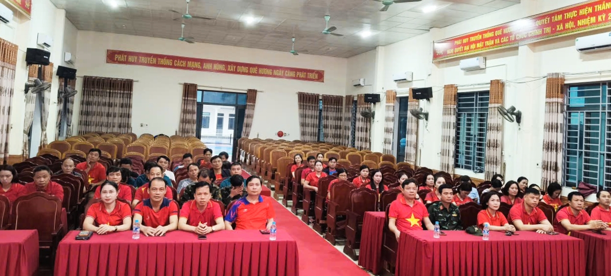 Tứ Mỹ hưởng ứng Ngày hội toàn dân tập luyện thể thao