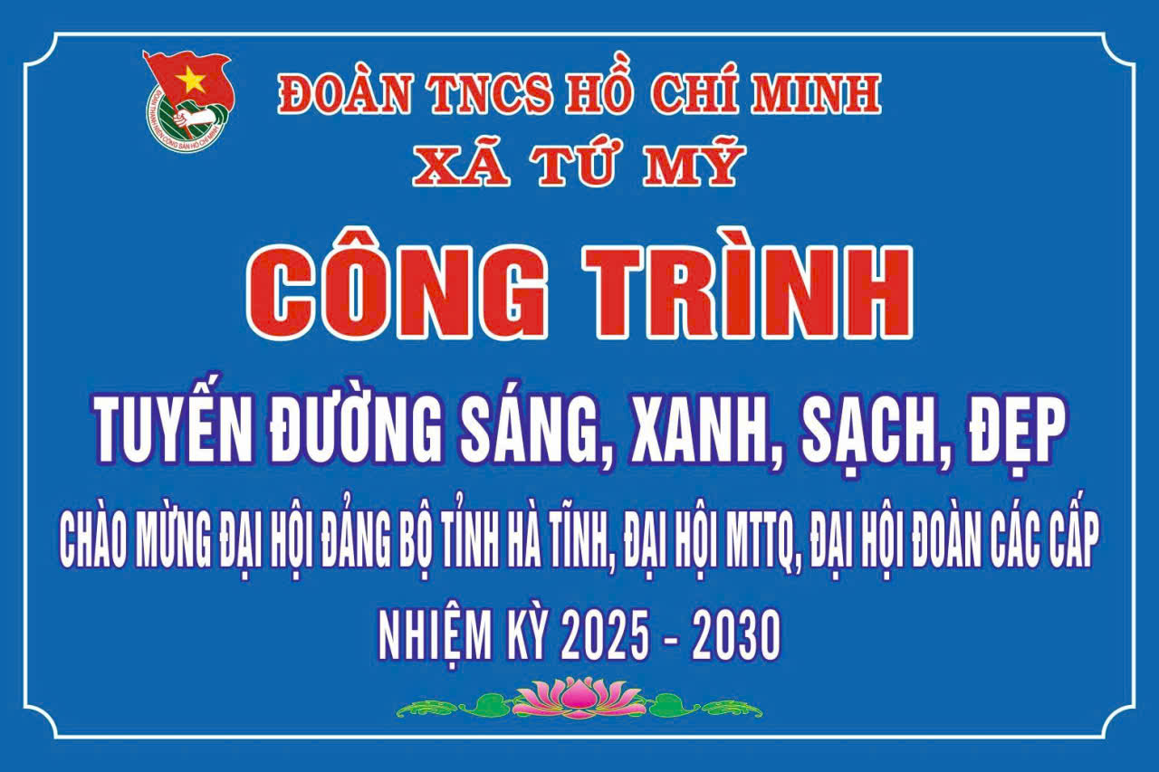 Xã Tứ Mỹ: Sôi nổi các công trình, phong trào chào mừng Đại hội  
